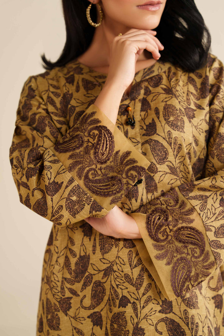 2 Piece - Printed Embroidered Suit - PW25-293 for Women - Pret Collection | Nishat | Shop Online