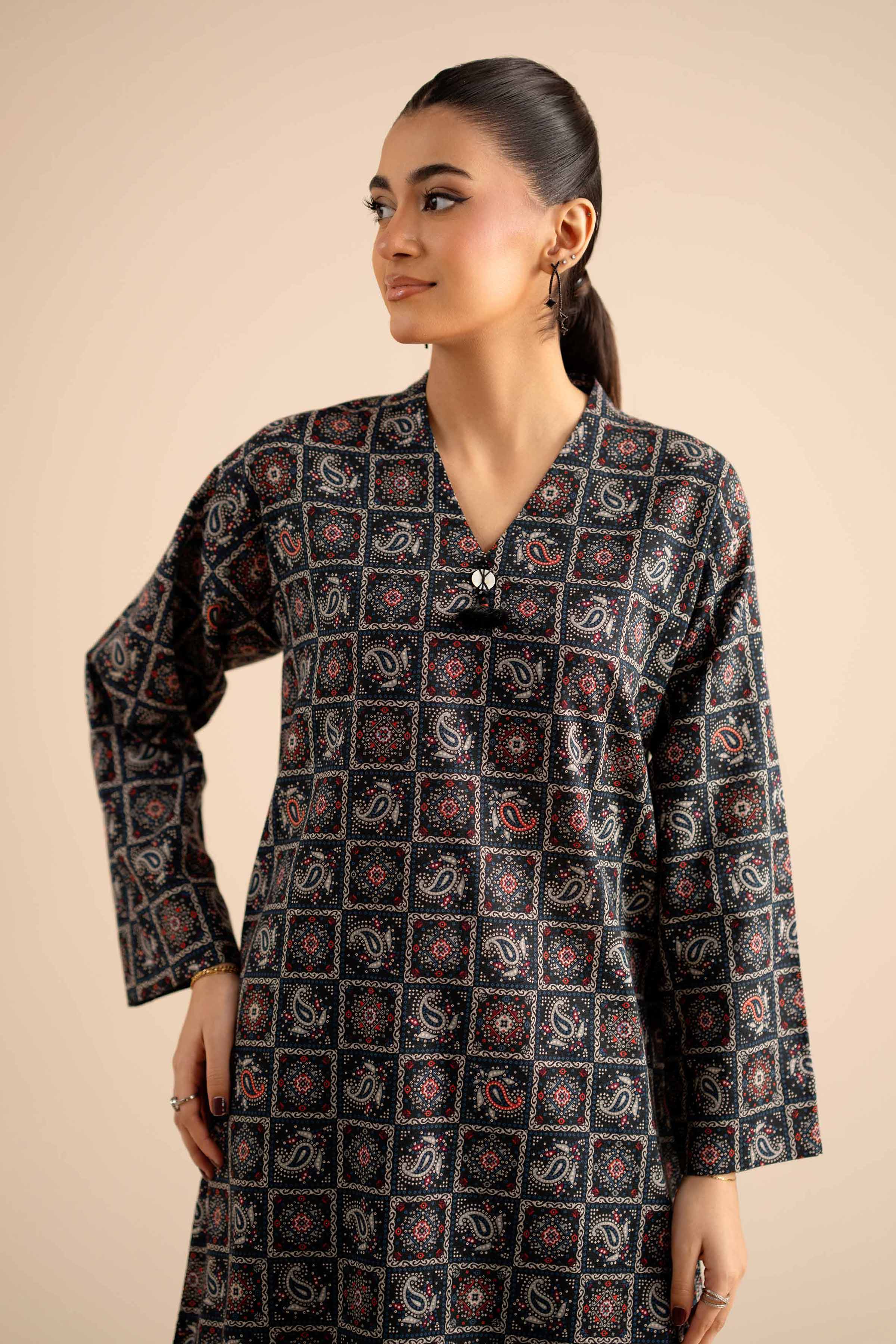 2 Piece - Printed Suit - PW25-302 for Women - Pret Collection | Nishat | Shop Online