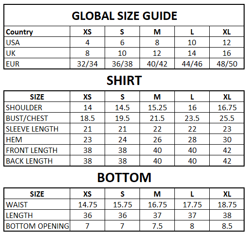 Size Guide
