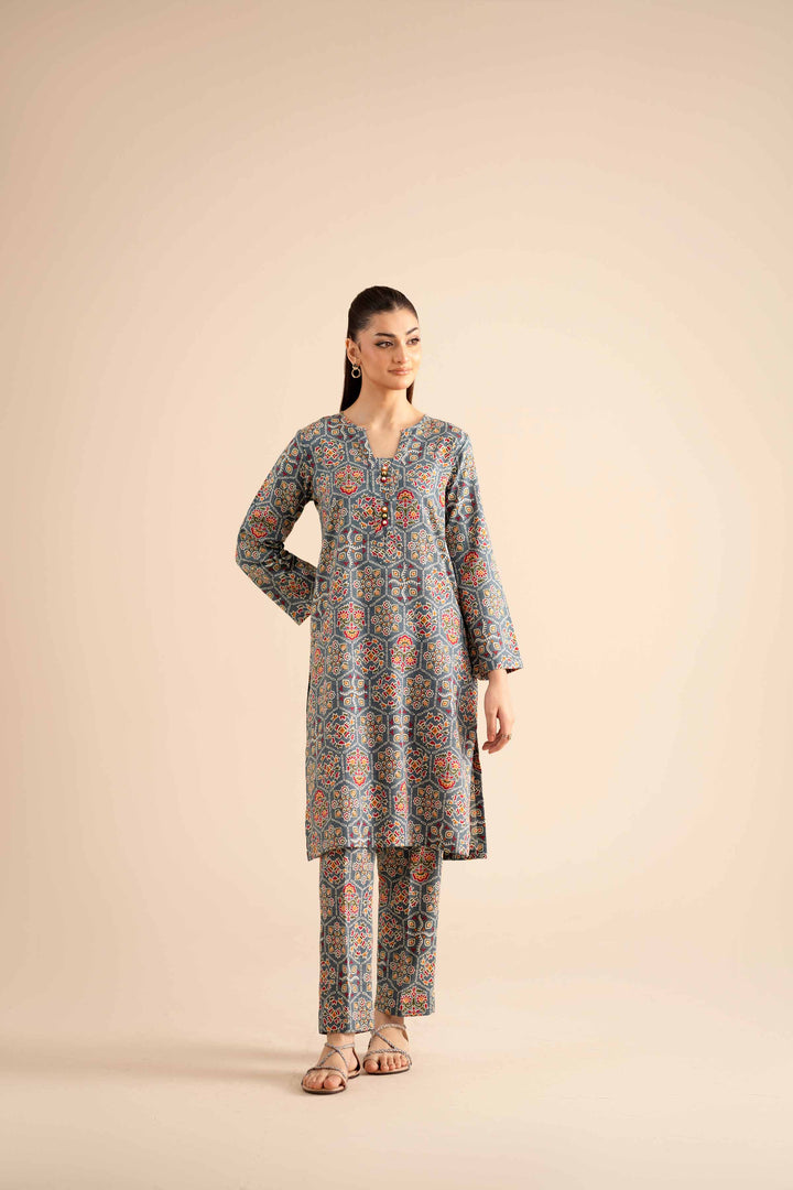 2 Piece - Printed Suit - PW25-305 for Women - Pret Collection | Nishat | Shop Online