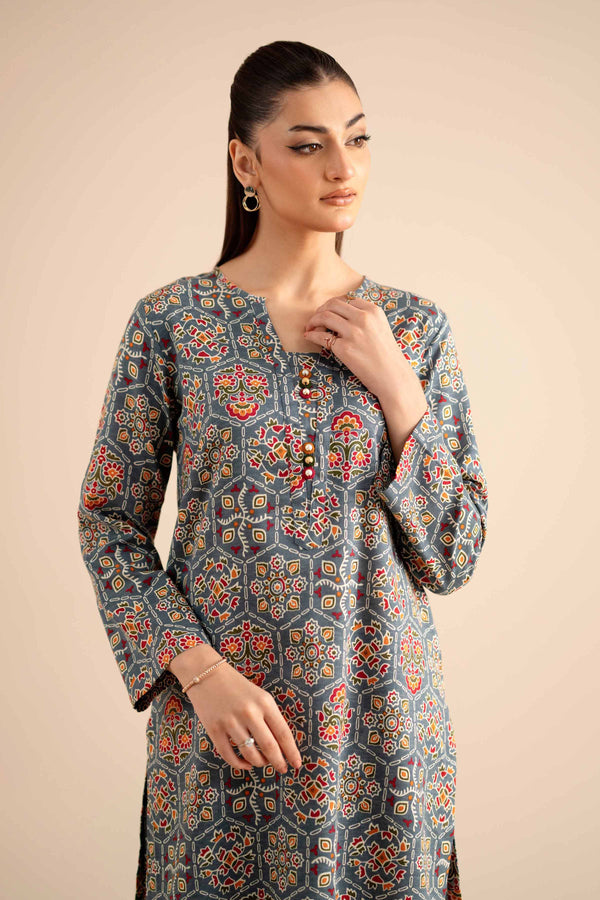2 Piece - Printed Suit - PW25-305 for Women - Pret Collection | Nishat | Shop Online