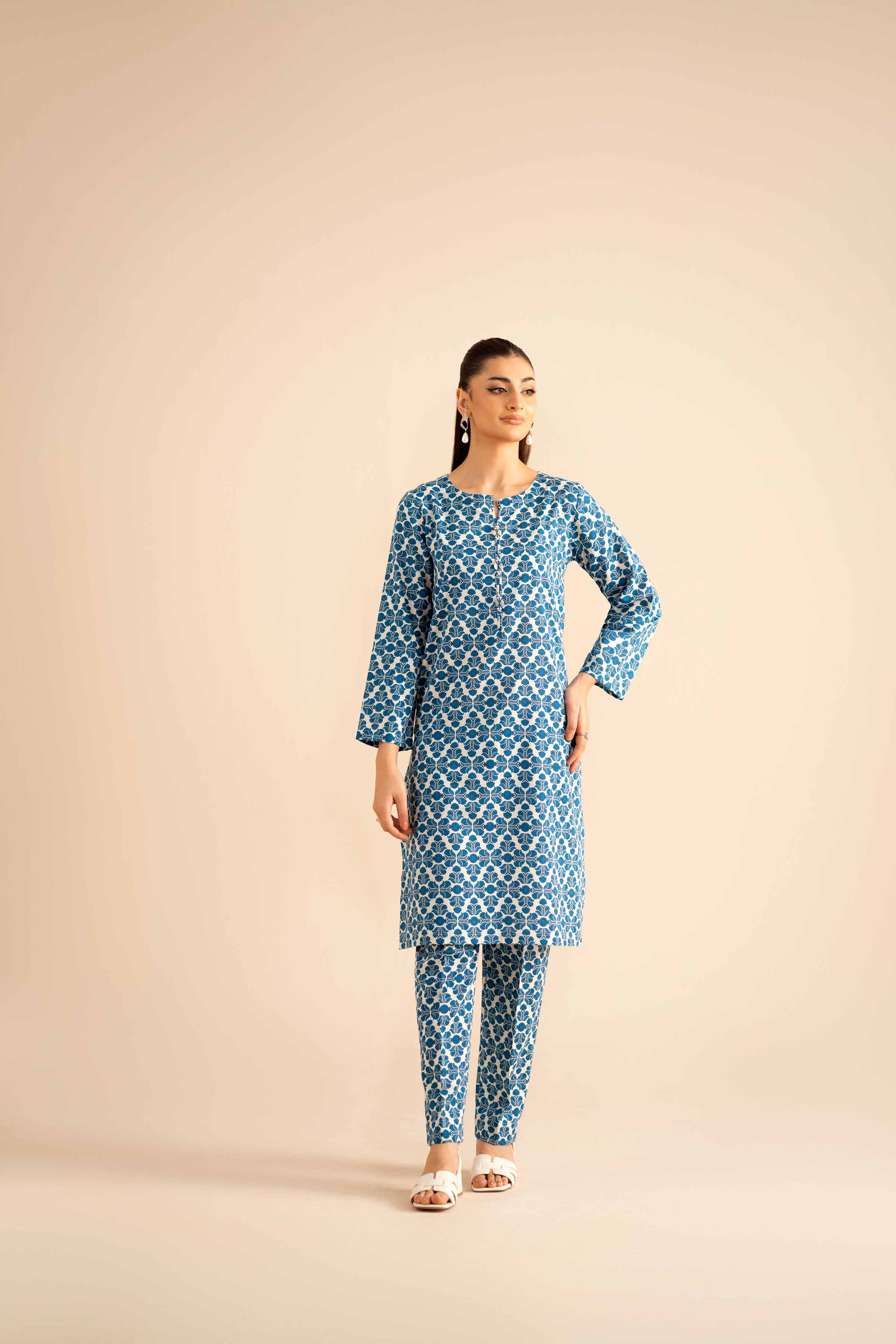 2 Piece - Printed Suit - PW25-307 for Women - Pret Collection | Nishat | Shop Online