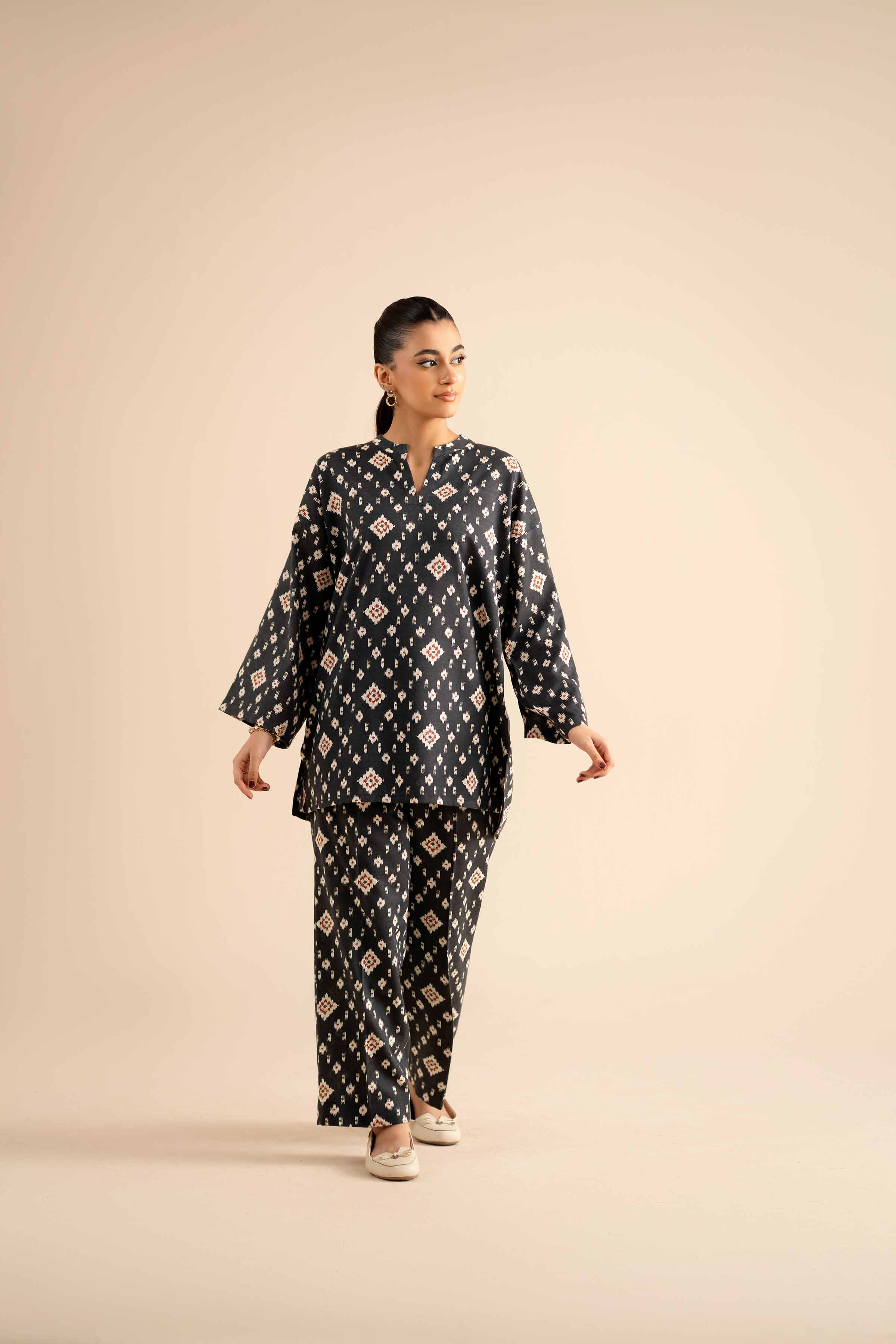 2 Piece - Printed Suit - PW25-308 for Women - Pret Collection | Nishat | Shop Online