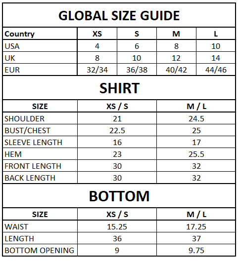 Size Guide