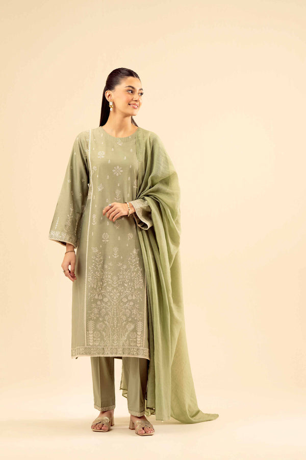 3 Piece - Printed Suit - PW25-31