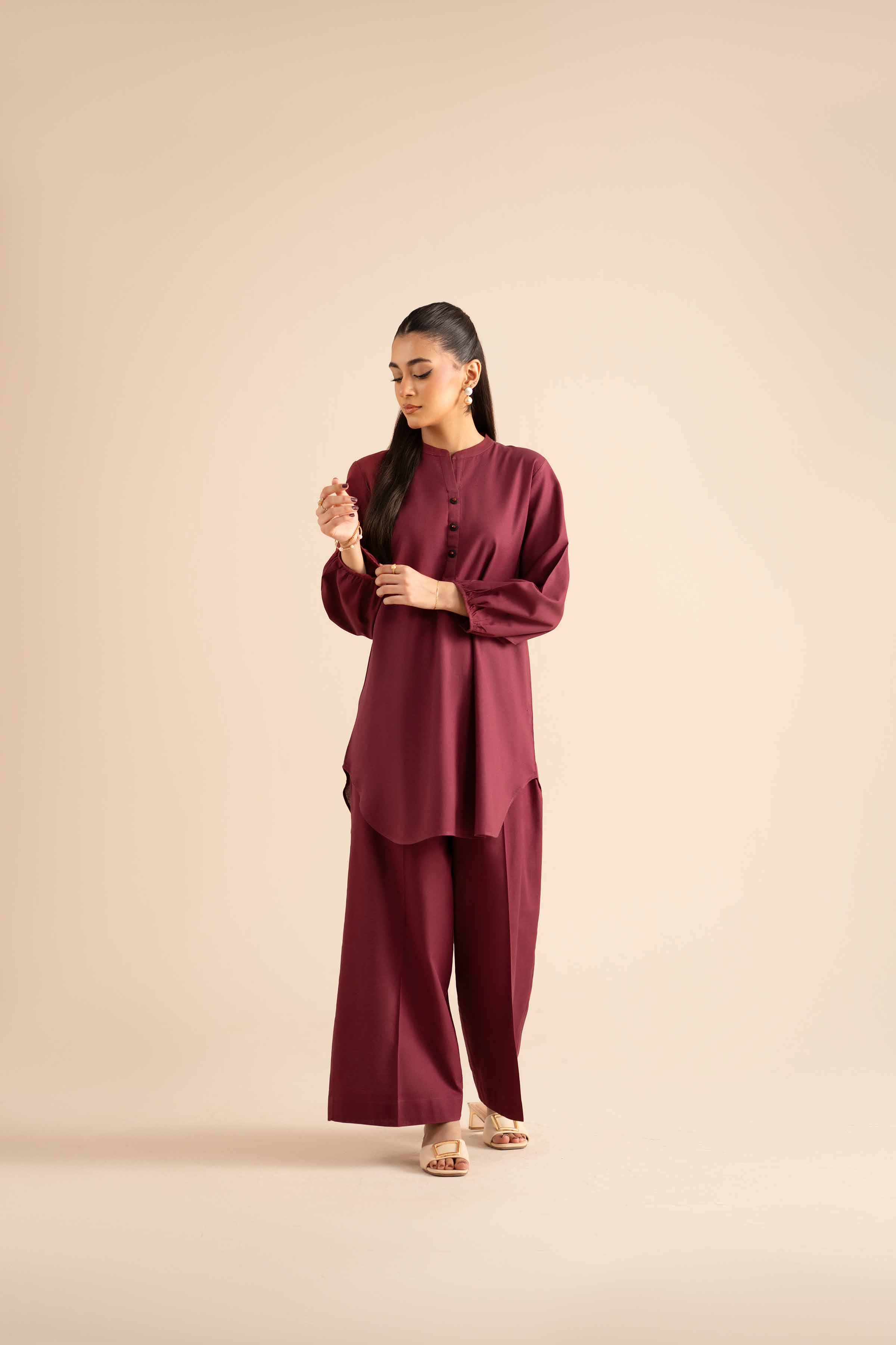 2 Piece - Basic Suit - PW25-310 for Women - Pret Collection | Nishat | Shop Online
