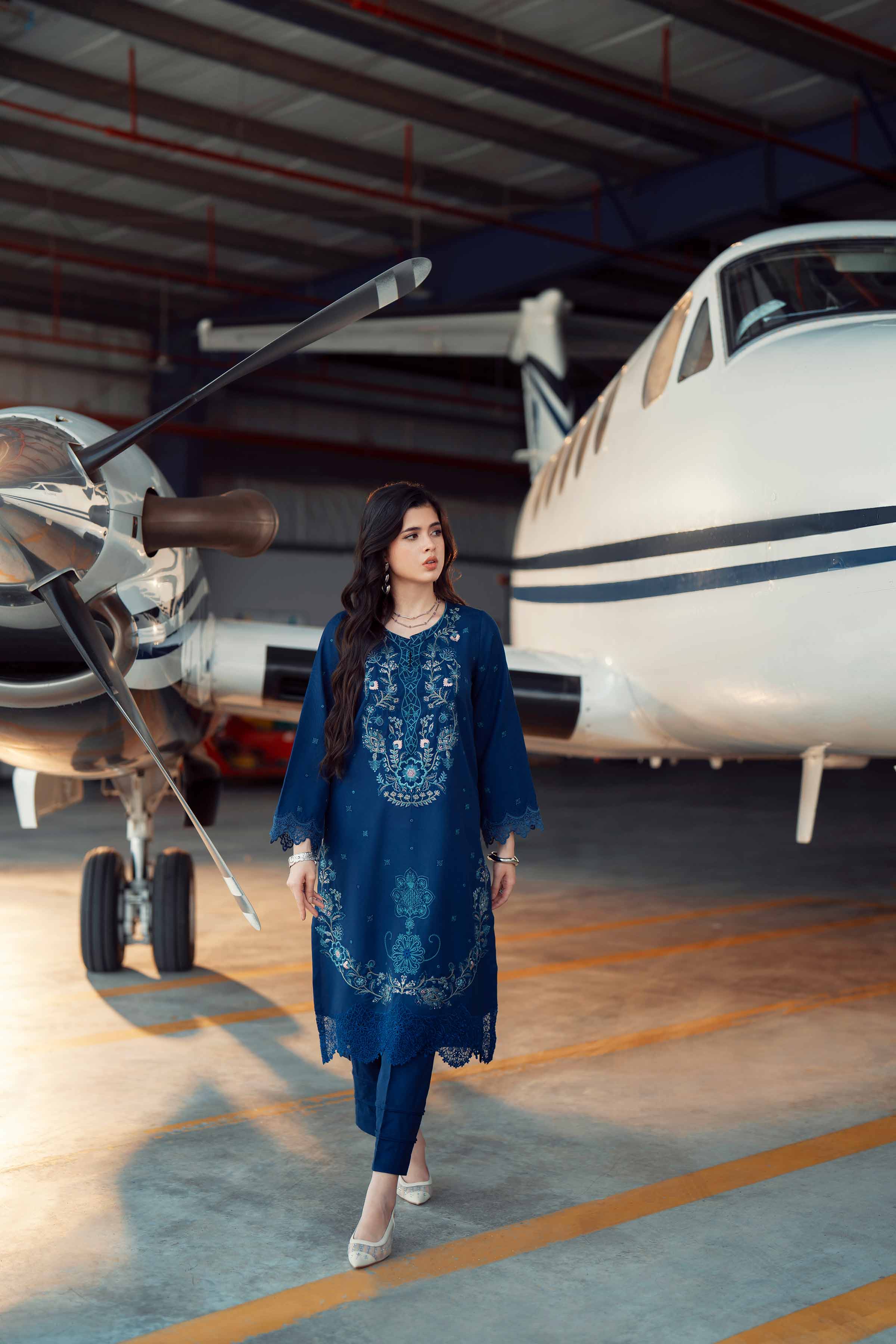 2 Piece - Embroidered Suit - PW25-321