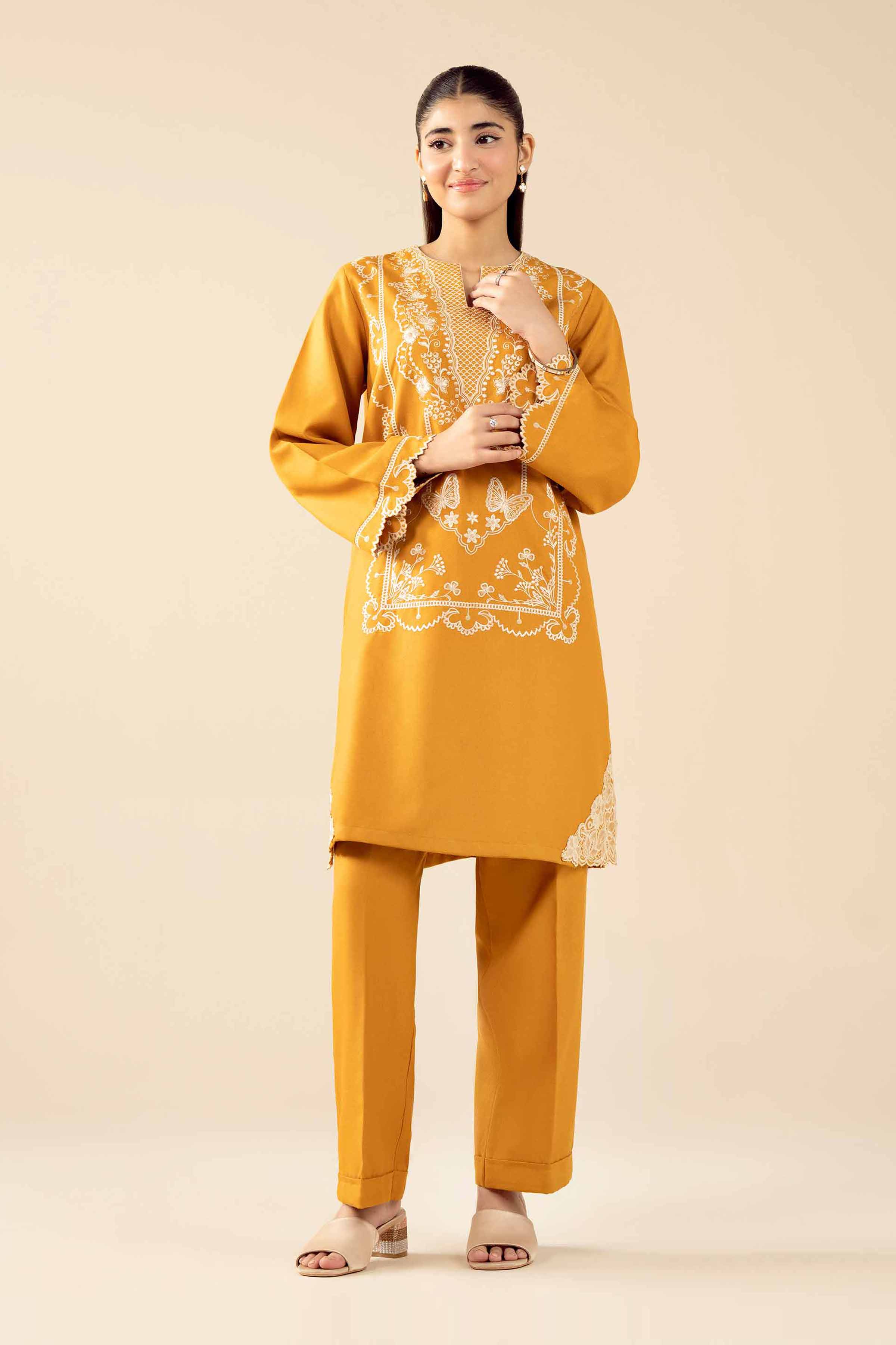 2 Piece - Embroidered Suit - PW25-324 for Women - Pret Collection | Nishat | Shop Online