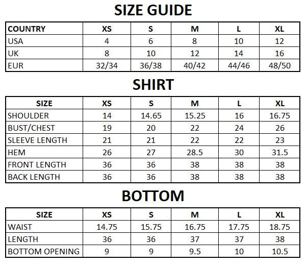 Size Guide