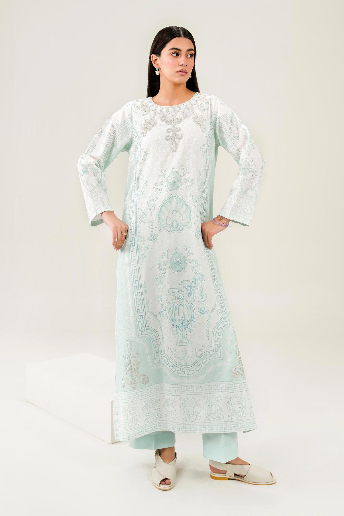 2 Piece - Printed Embroidered Suit - PW25-331 for Women - Pret Collection | Nishat | Shop Online