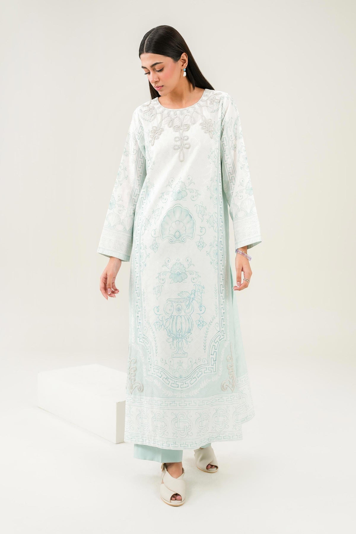 2 Piece - Printed Embroidered Suit - PW25-331 for Women - Pret Collection | Nishat | Shop Online