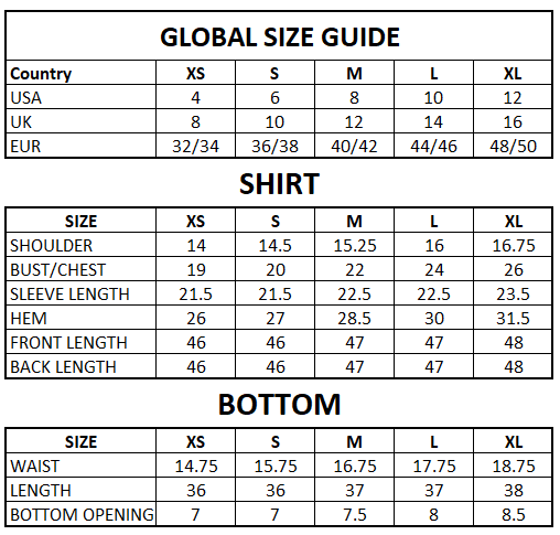 Size Guide