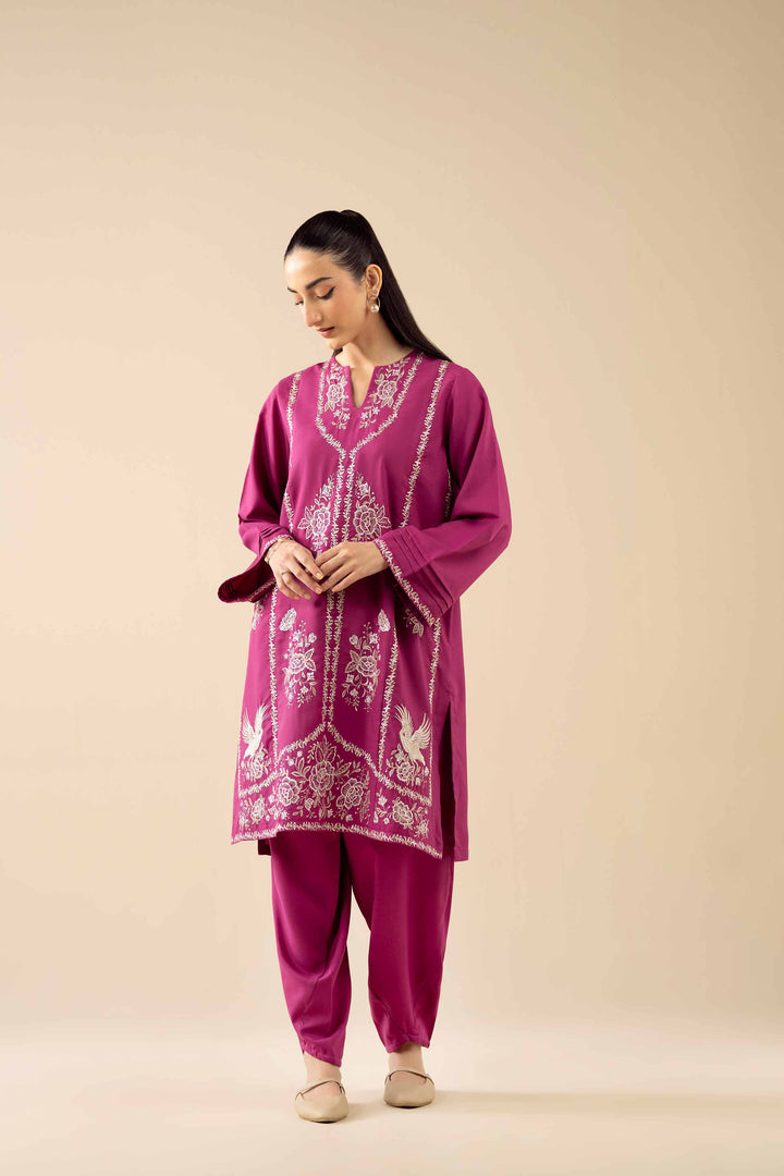 2 Piece - Embroidered Suit - PW25-379 for Women - Pret Collection | Nishat | Shop Online