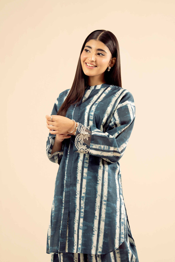 2 Piece - Printed Embroidered Suit - PW25-38 for Women - Pret Collection | Nishat | Shop Online