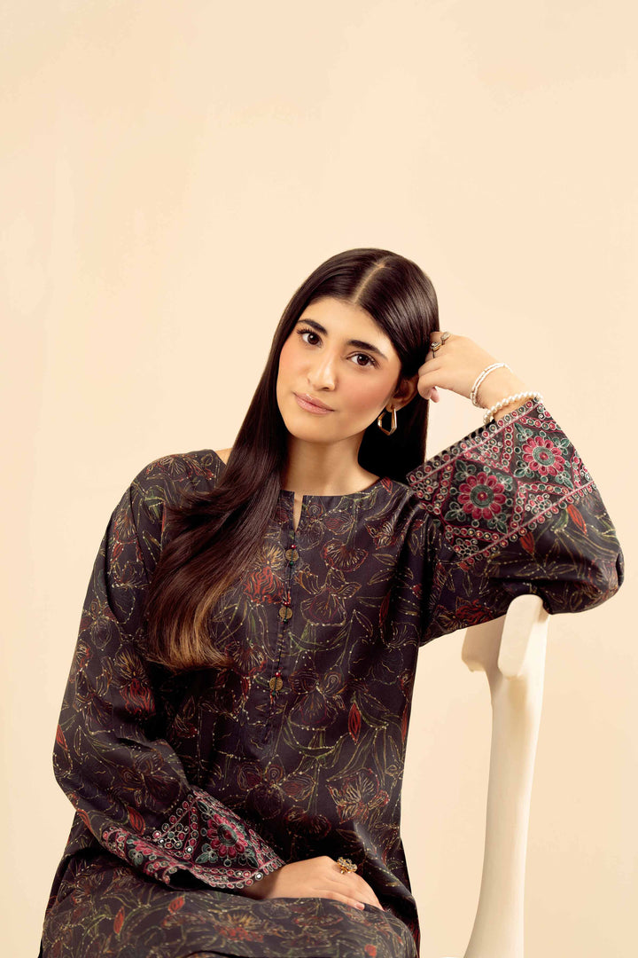 2 Piece - Printed Embroidered Suit - PW25-40 for Women - Pret Collection | Nishat | Shop Online