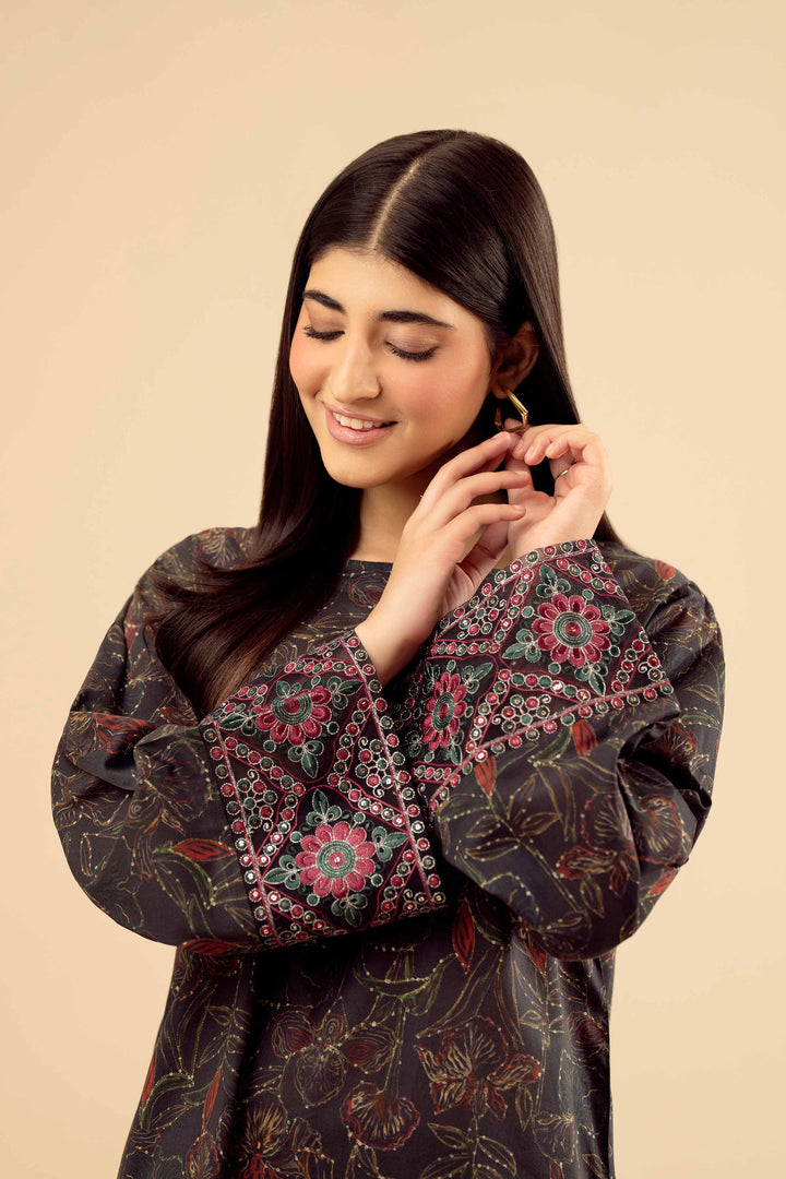 2 Piece - Printed Embroidered Suit - PW25-40 for Women - Pret Collection | Nishat | Shop Online