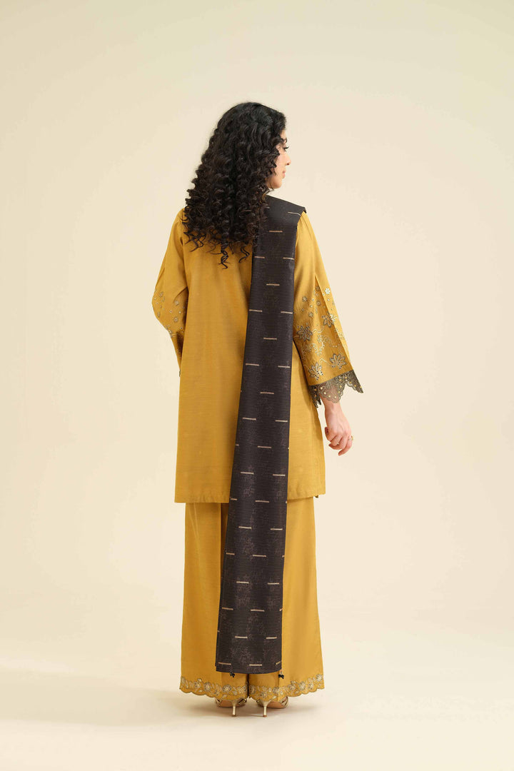 3 Piece - Embroidered Suit - PW25-401 for Women - Pret Collection | Nishat | Shop Online