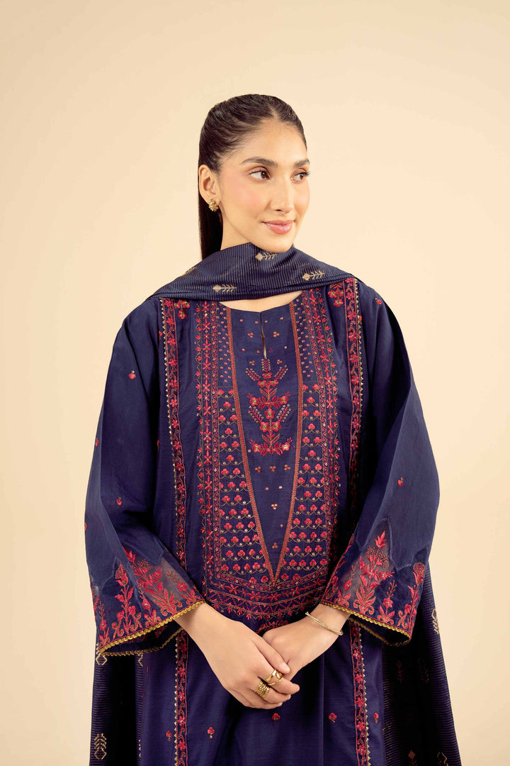 3 Piece - Embroidered Suit - PW25-403 for Women - Pret Collection | Nishat | Shop Online