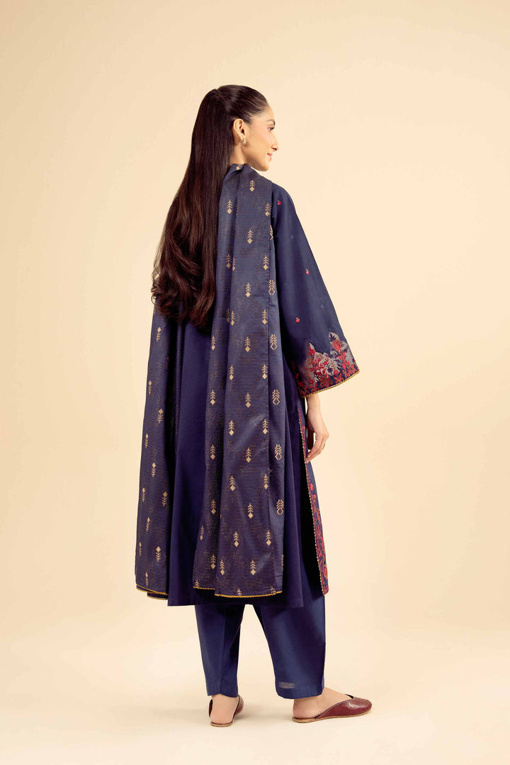 3 Piece - Embroidered Suit - PW25-403 for Women - Pret Collection | Nishat | Shop Online