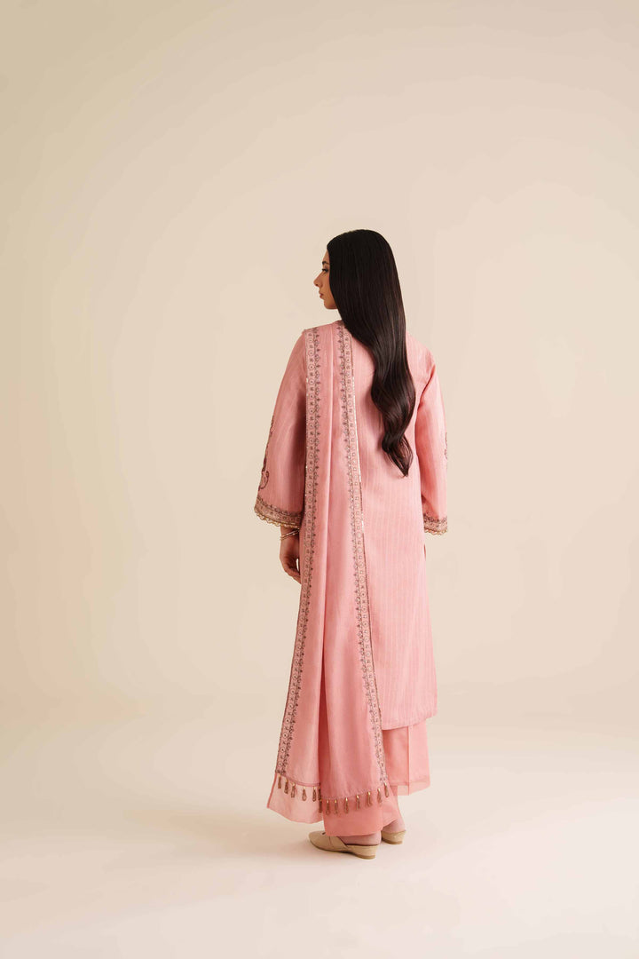 3 Piece - Embroidered Suit - PW25-405 for Women - Pret Collection | Nishat | Shop Online