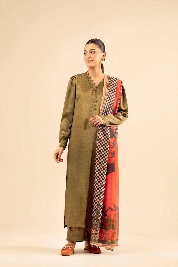 3 Piece - Printed Suit - PW25-410 for Women - Pret Collection | Nishat | Shop Online