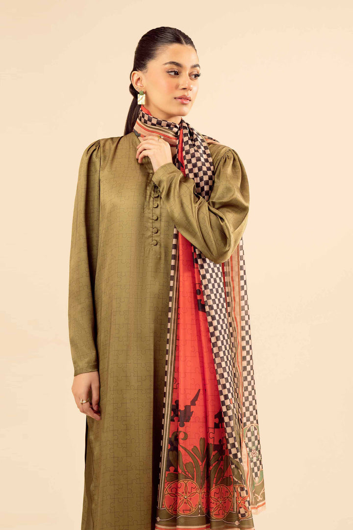 3 Piece - Printed Suit - PW25-410 for Women - Pret Collection | Nishat | Shop Online