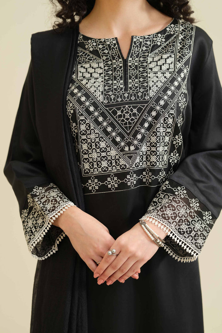 3 Piece - Embroidered Suit - PW25-411 for Women - Pret Collection | Nishat | Shop Online