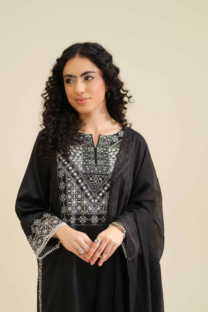 3 Piece - Embroidered Suit - PW25-411 for Women - Pret Collection | Nishat | Shop Online