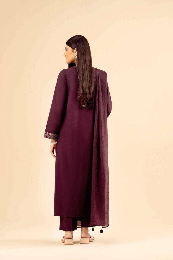 3 Piece - Embroidered Suit - PW25-413 for Women - Pret Collection | Nishat | Shop Online
