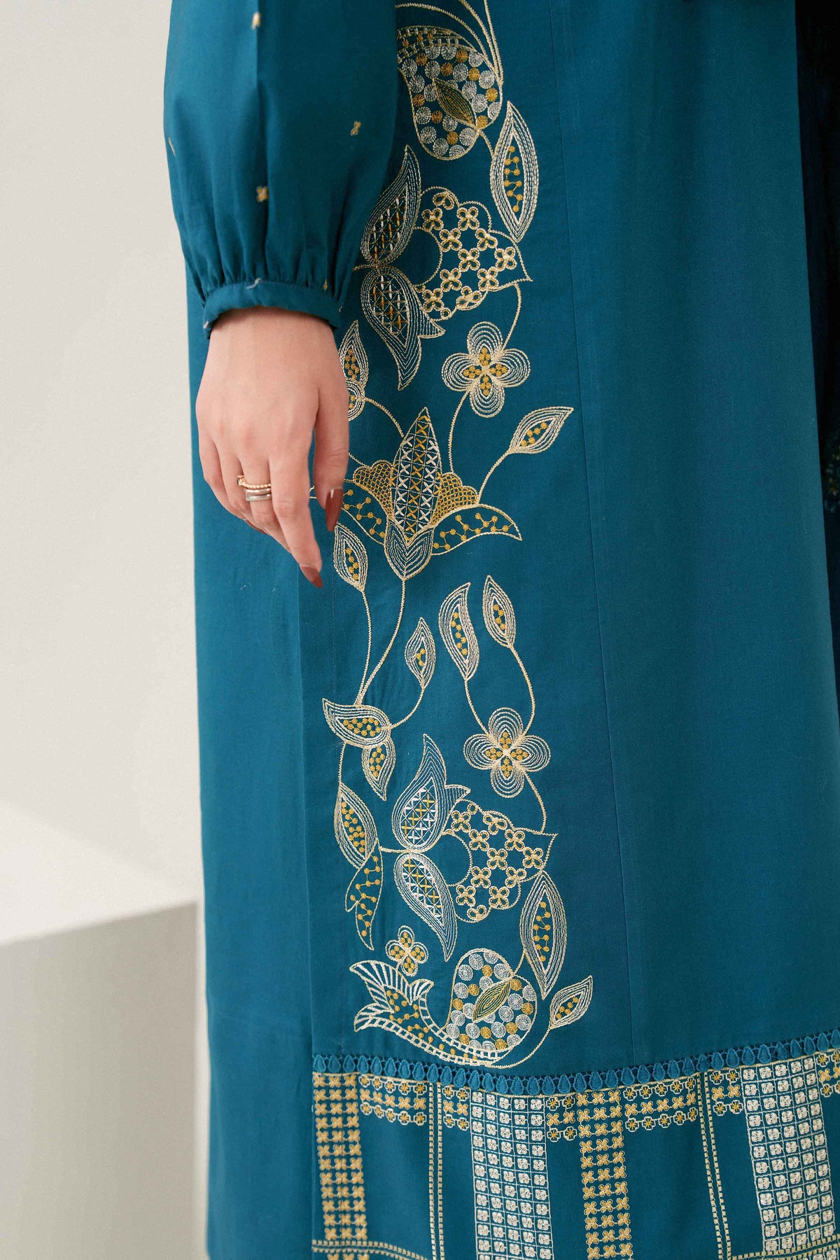 3 Piece - Embroidered Suit - PW25-414 for Women - Pret Collection | Nishat | Shop Online