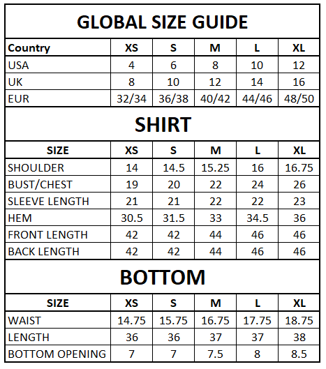 Size Guide