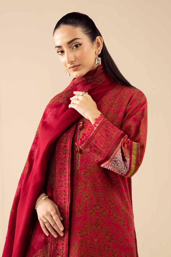 3 Piece - Printed Embroidered Suit - PW25-428 for Women - Pret Collection | Nishat | Shop Online