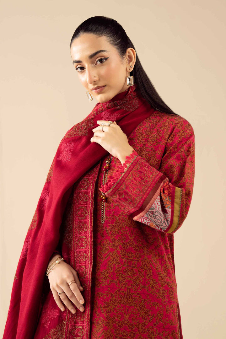 3 Piece - Printed Embroidered Suit - PW25-428 for Women - Pret Collection | Nishat | Shop Online