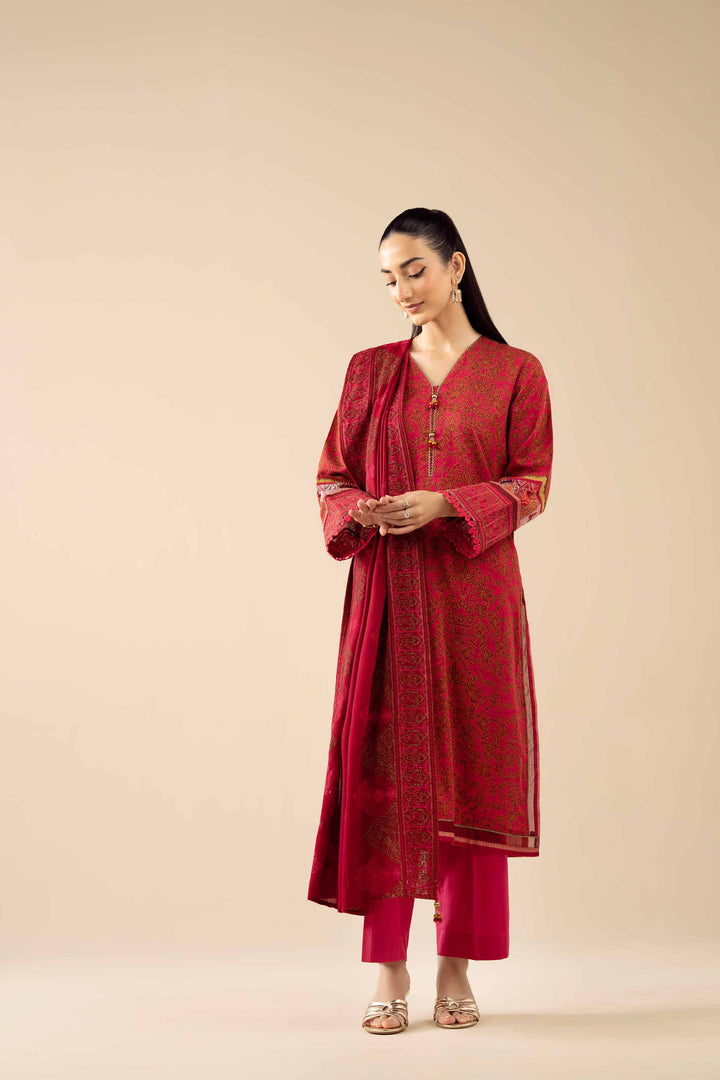 3 Piece - Printed Embroidered Suit - PW25-428 for Women - Pret Collection | Nishat | Shop Online