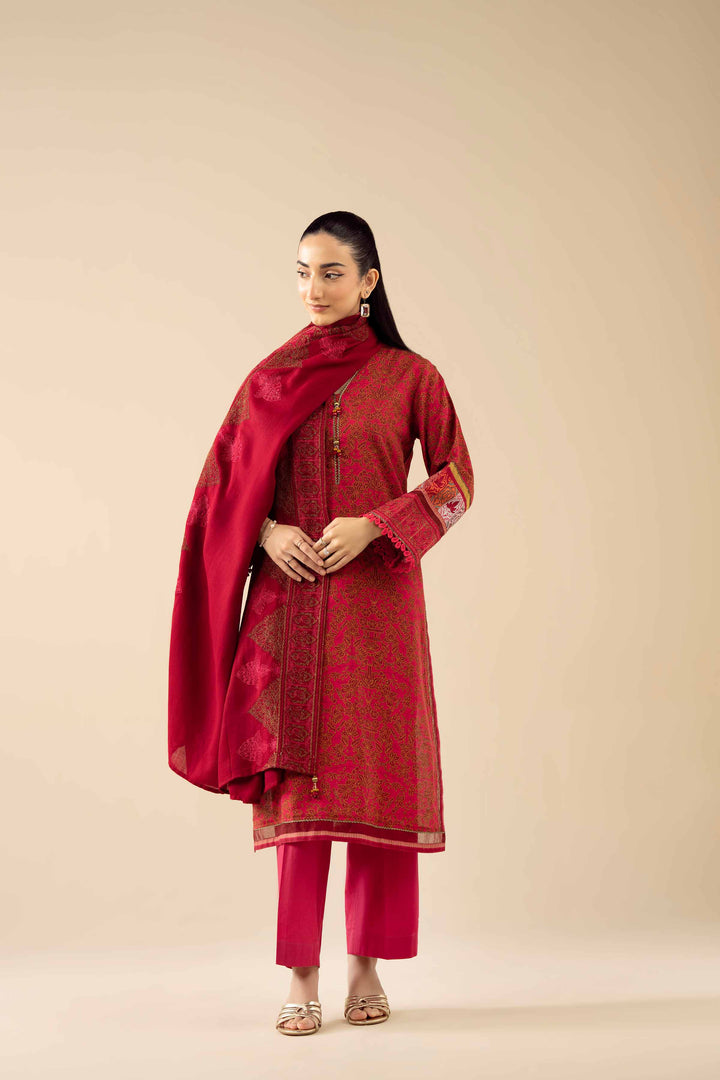 3 Piece - Printed Embroidered Suit - PW25-428 for Women - Pret Collection | Nishat | Shop Online