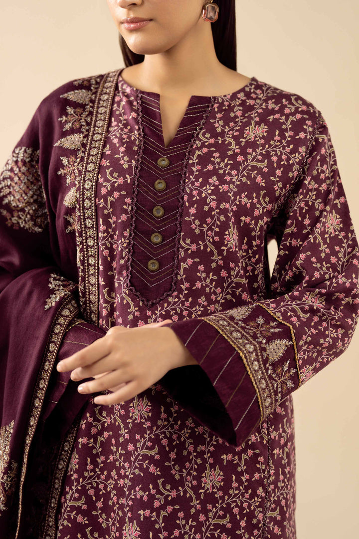 3 Piece - Printed Embroidered Suit - PW25-429 for Women - Pret Collection | Nishat | Shop Online