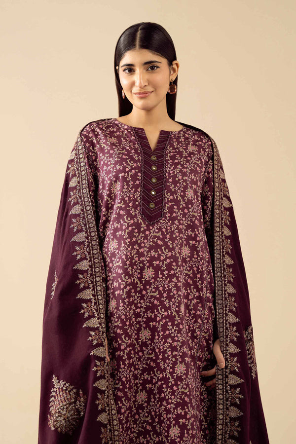 3 Piece - Printed Embroidered Suit - PW25-429 for Women - Pret Collection | Nishat | Shop Online