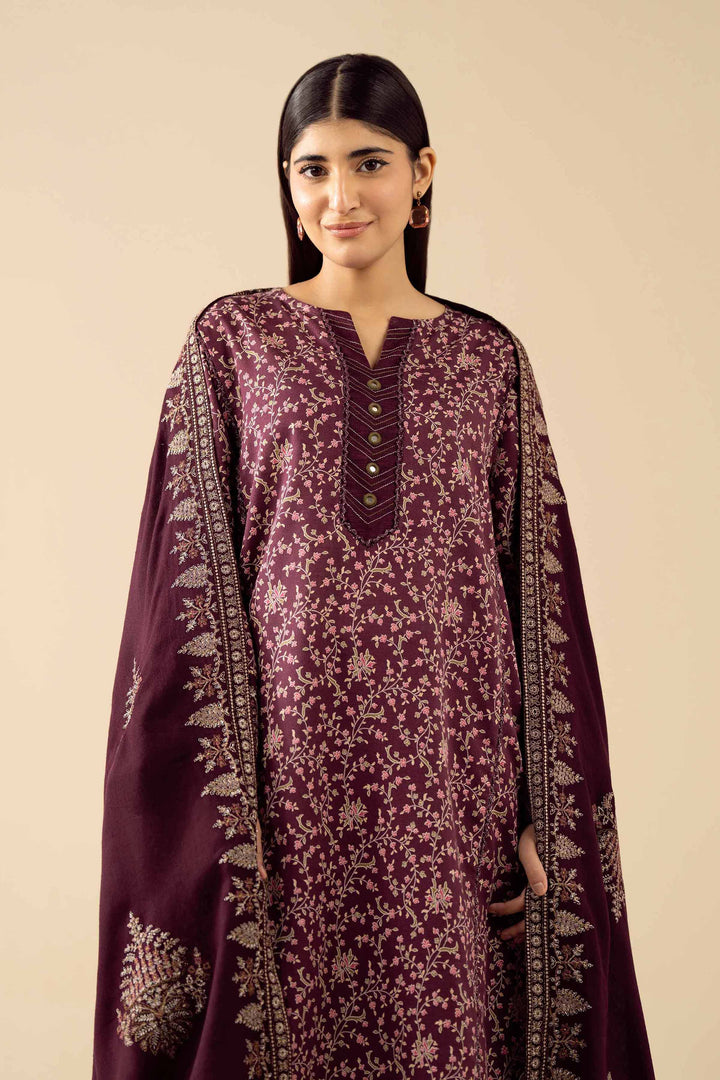 3 Piece - Printed Embroidered Suit - PW25-429 for Women - Pret Collection | Nishat | Shop Online
