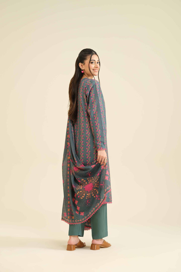 3 Piece - Printed Suit - PW25-43 for Women - Pret Collection | Nishat | Shop Online