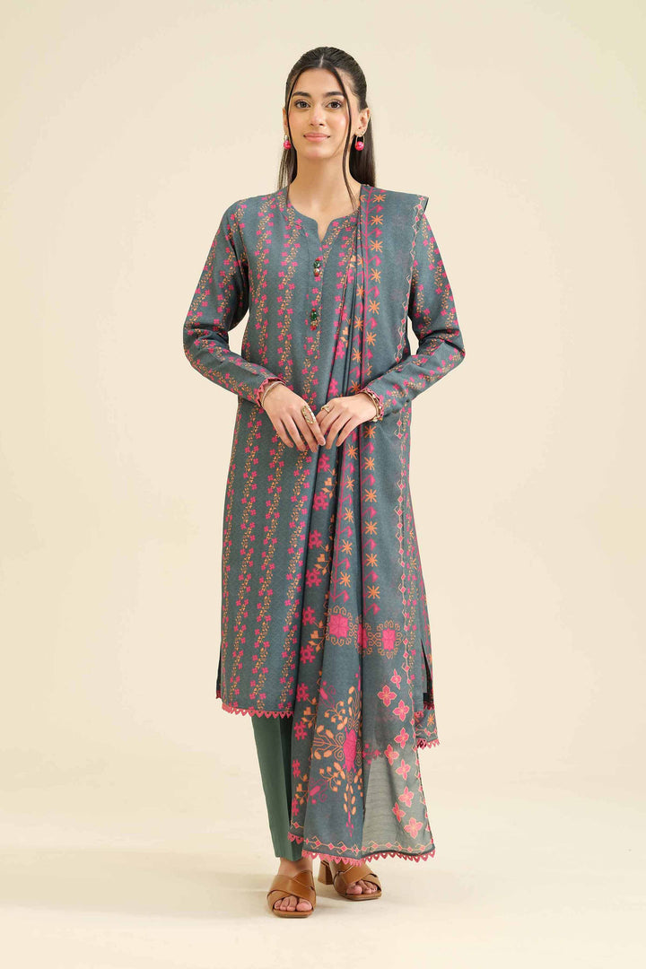 3 Piece - Printed Suit - PW25-43 for Women - Pret Collection | Nishat | Shop Online