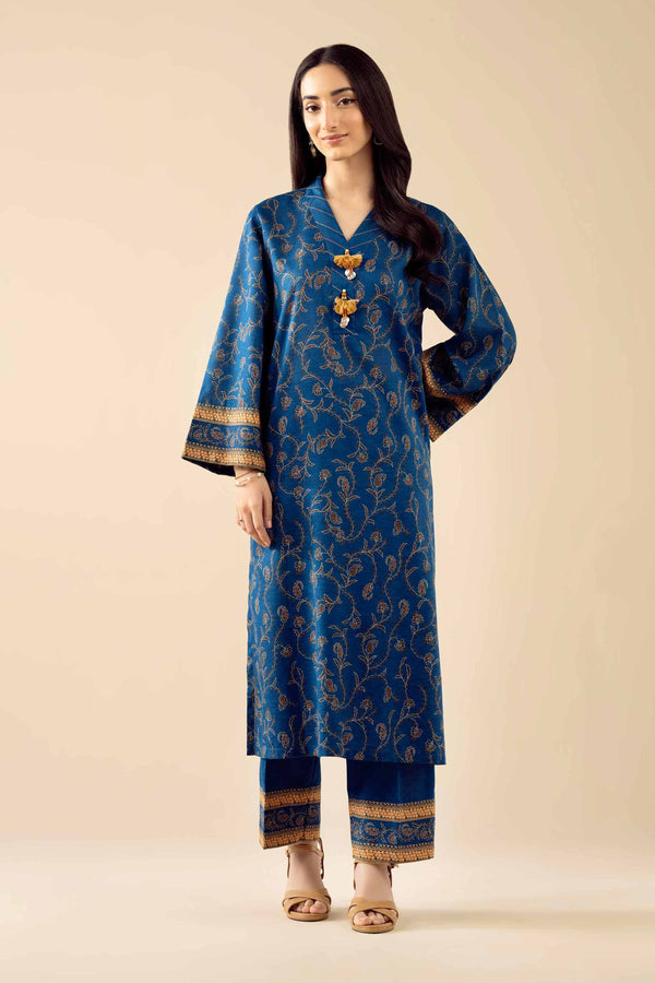 3 Piece - Printed Embroidered Suit - PW25-430 for Women - Pret Collection | Nishat | Shop Online