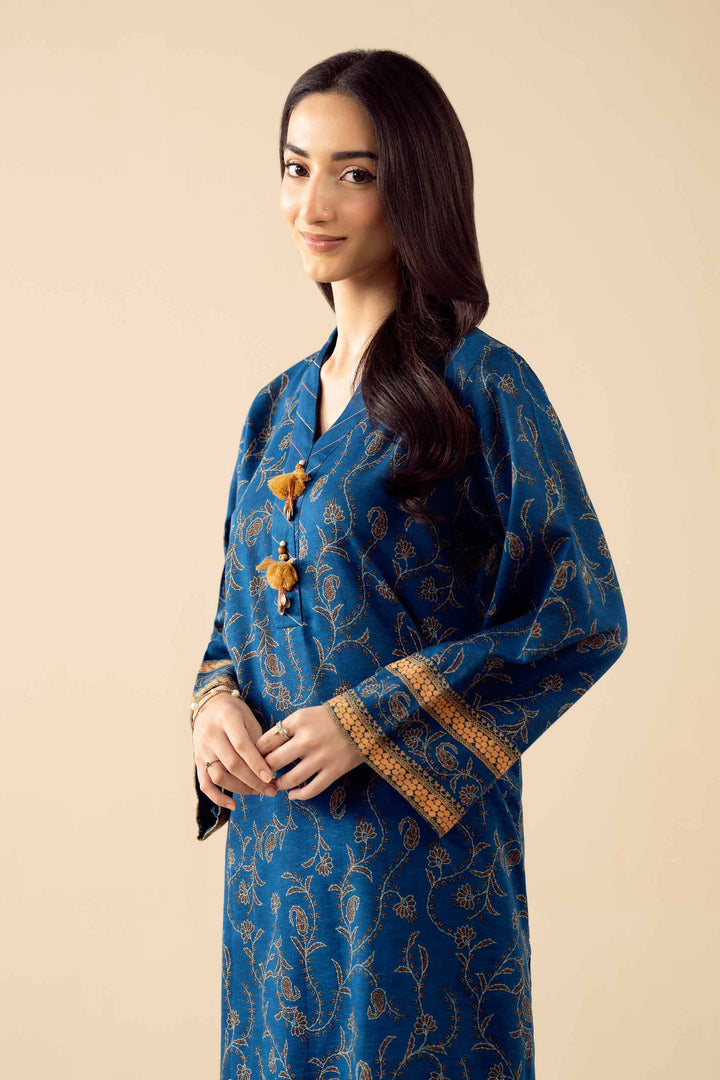 3 Piece - Printed Embroidered Suit - PW25-430 for Women - Pret Collection | Nishat | Shop Online