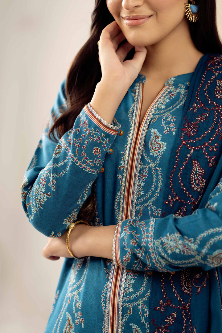 3 Piece - Printed Embroidered Suit - PW25-431 for Women - Pret Collection | Nishat | Shop Online
