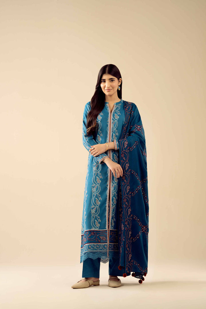 3 Piece - Printed Embroidered Suit - PW25-431 for Women - Pret Collection | Nishat | Shop Online