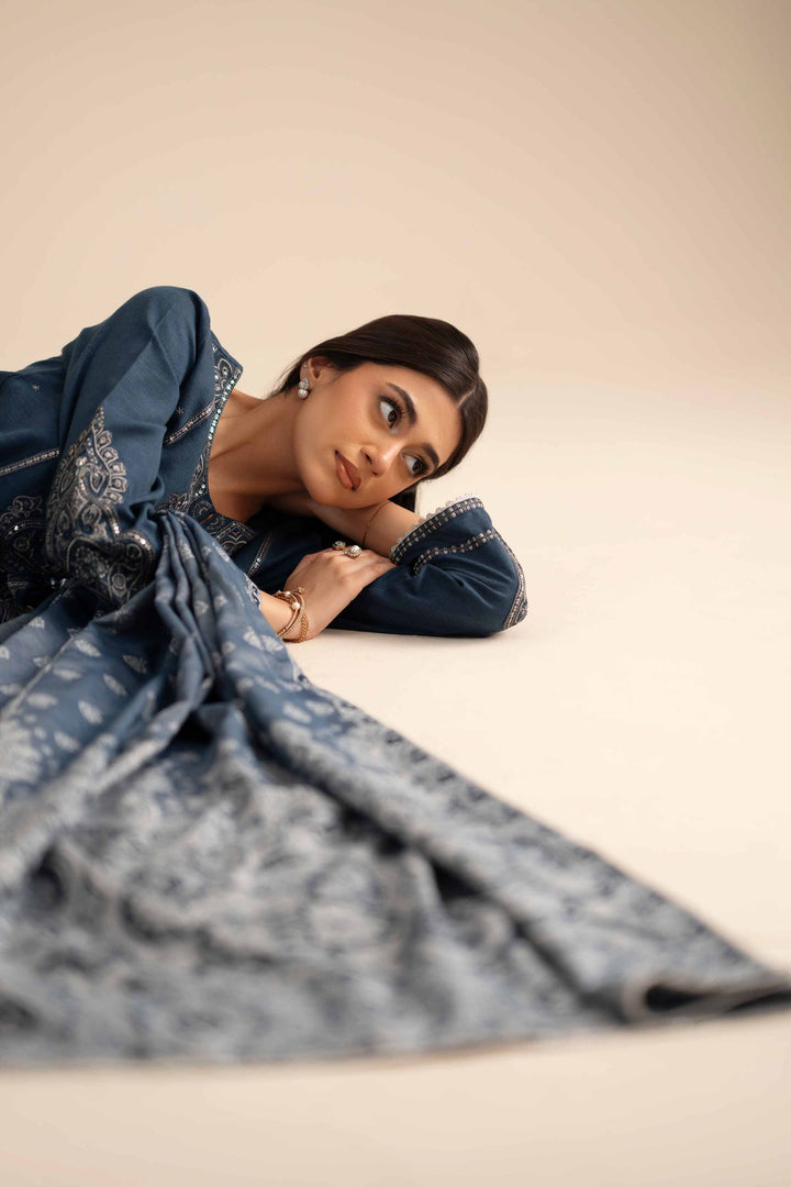 3 Piece - Embroidered Suit - PW25-434 for Women - Pret Collection | Nishat | Shop Online