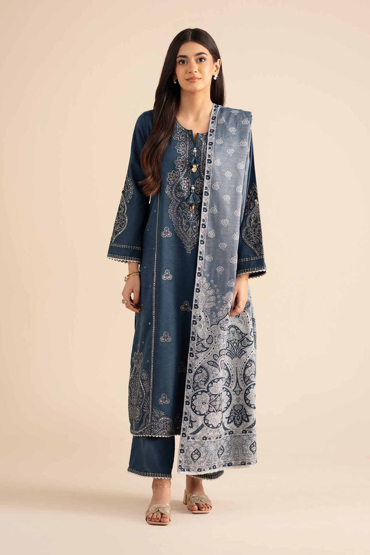 3 Piece - Embroidered Suit - PW25-434 for Women - Pret Collection | Nishat | Shop Online