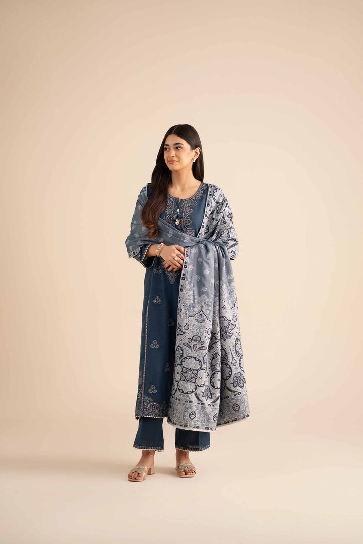 3 Piece - Embroidered Suit - PW25-434 for Women - Pret Collection | Nishat | Shop Online