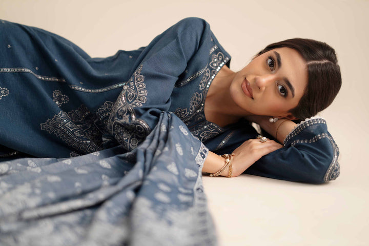 3 Piece - Embroidered Suit - PW25-434 for Women - Pret Collection | Nishat | Shop Online