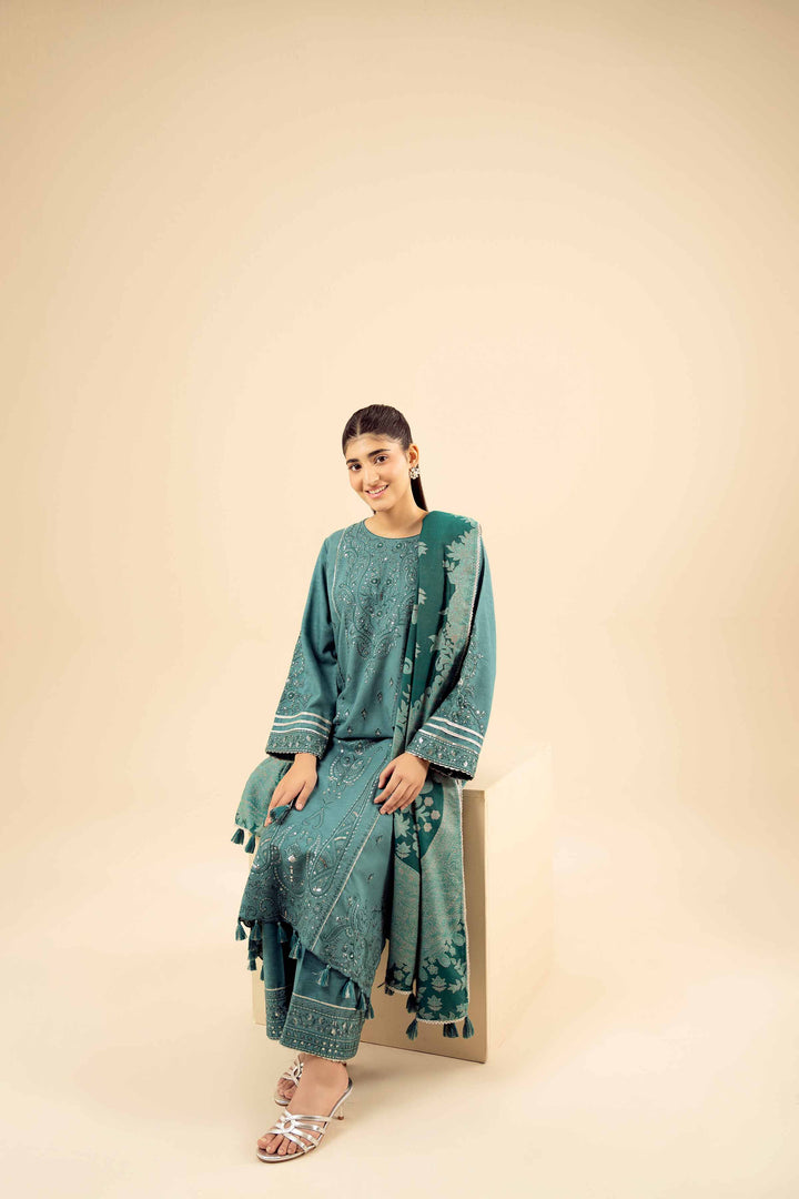 3 Piece - Embroidered Suit - PW25-435 for Women - Pret Collection | Nishat | Shop Online