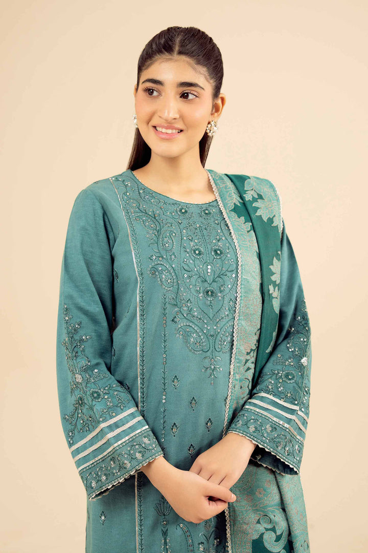 3 Piece - Embroidered Suit - PW25-435 for Women - Pret Collection | Nishat | Shop Online